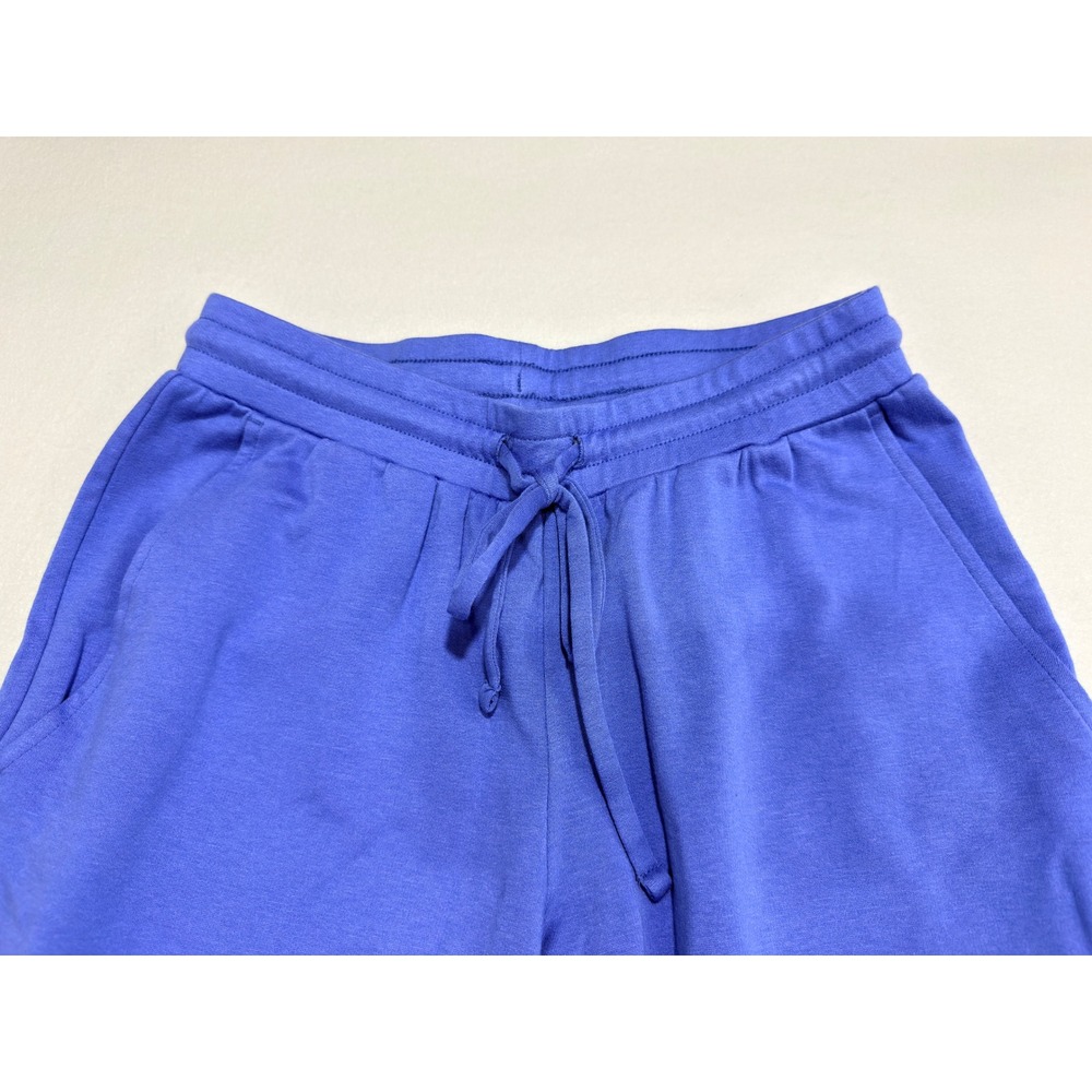 Eileen Fisher Joggers XXS Blue Cozy Brushed Terry Hug Minimalist Retail $178 - Picture 4 of 9